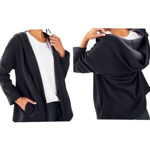 Fabletics Vanessa Hooded Cardigan jacket fleece soft with pockets Small